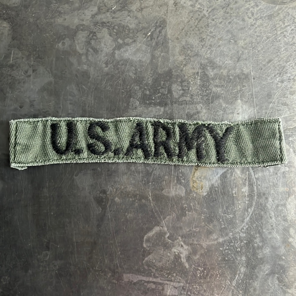U.S. ARMY embroidered tape patch - Vintage